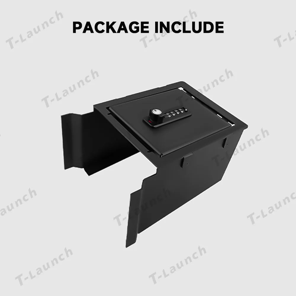 Anti-Theft Center Console Safe LockBox for Tesla Model Y Juniper 2025+ / Model 3 Highland 2024+ - T-Launch