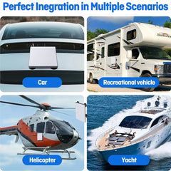 Anti-Theft Magnetic Mount with 200lbs Pull Force Base for Starlink Mini - T-Launch