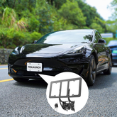 No Drill Anti-theft Front License Plate Holder For Tesla Model 3/Y(2017-2023), Front License Plate Bracket Mounting Kit