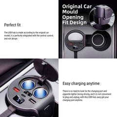 Model3/Y Center Console Docking Station USB Hub 65W Fast Charging for Tesla