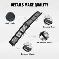 Rampa di carico in acciaio pieghevole portatile per Cybertruck