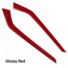 Model 3/Y középkonzol oldalsó panelek borítása, dekorációs borítás (2 db) (szénszálas mintázatú ABS) (2. generáció) (2021-2023)