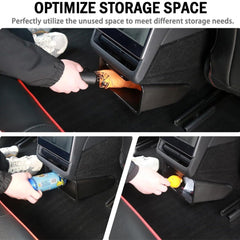 Backseat Magnetic Trash Can & Storage Box for Tesla Model 3 Highland 2024+ - T-Launch