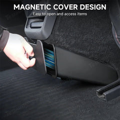 Backseat Magnetic Trash Can & Storage Box for Tesla Model Y Juniper 2025+ - T-Launch