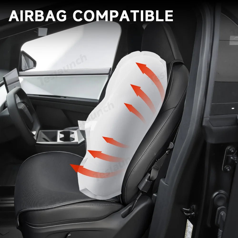 Breathable Mesh Seat Cover Set for Tesla Cybertruck 2024+ - T-Launch