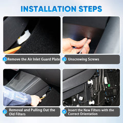 Cabin Air Filter & HEPA Filter with Activated Carbon for Tesla Model 3 - T-Launch