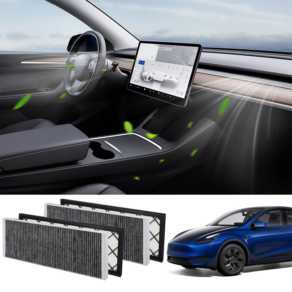 Cabin Air Filter & HEPA Filter with Activated Carbon for Tesla Model Y - T-Launch