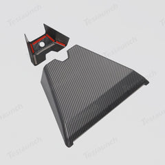 Cabin Camera Trim Cover (Carbon Fiber Pattern ABS) for Cybertruck - T-Launch