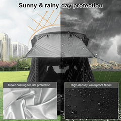 Camping Tent Tailgate Outdoor Waterproof Sunshade Privacy Shade Awning for Tesla Model Y - T-Launch
