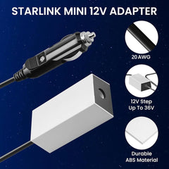 Car Charger 12V-36V DC Power Adapter for Starlink Mini - T-Launch