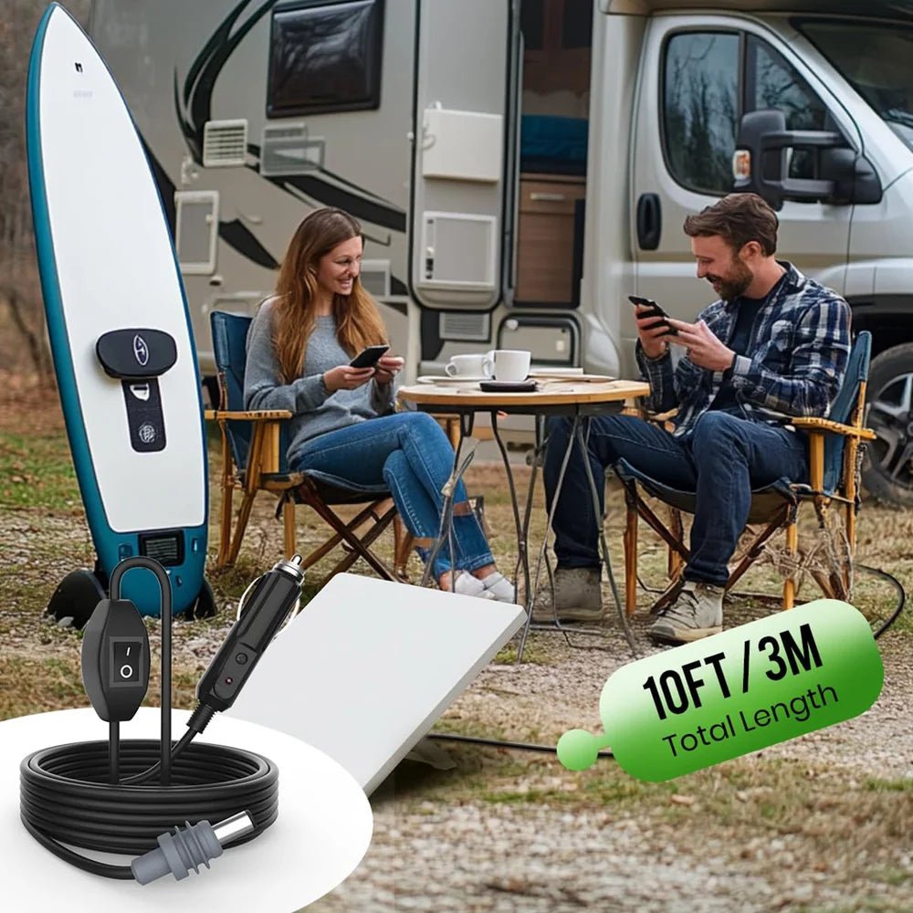 Car Charger to DC Cable with Switch for Starlink Mini (10ft/3M) - T-Launch