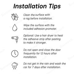 Car Door Seal Kit Wind Noise Reduction Accessories for Cybertruck - T-Launch