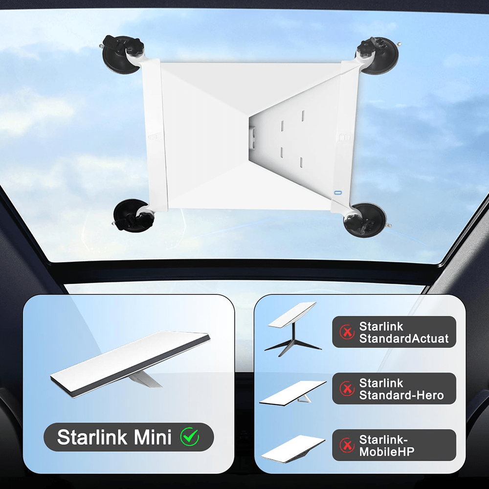 Car Roof & Window Magnetic Mount for Starlink Mini - T-Launch