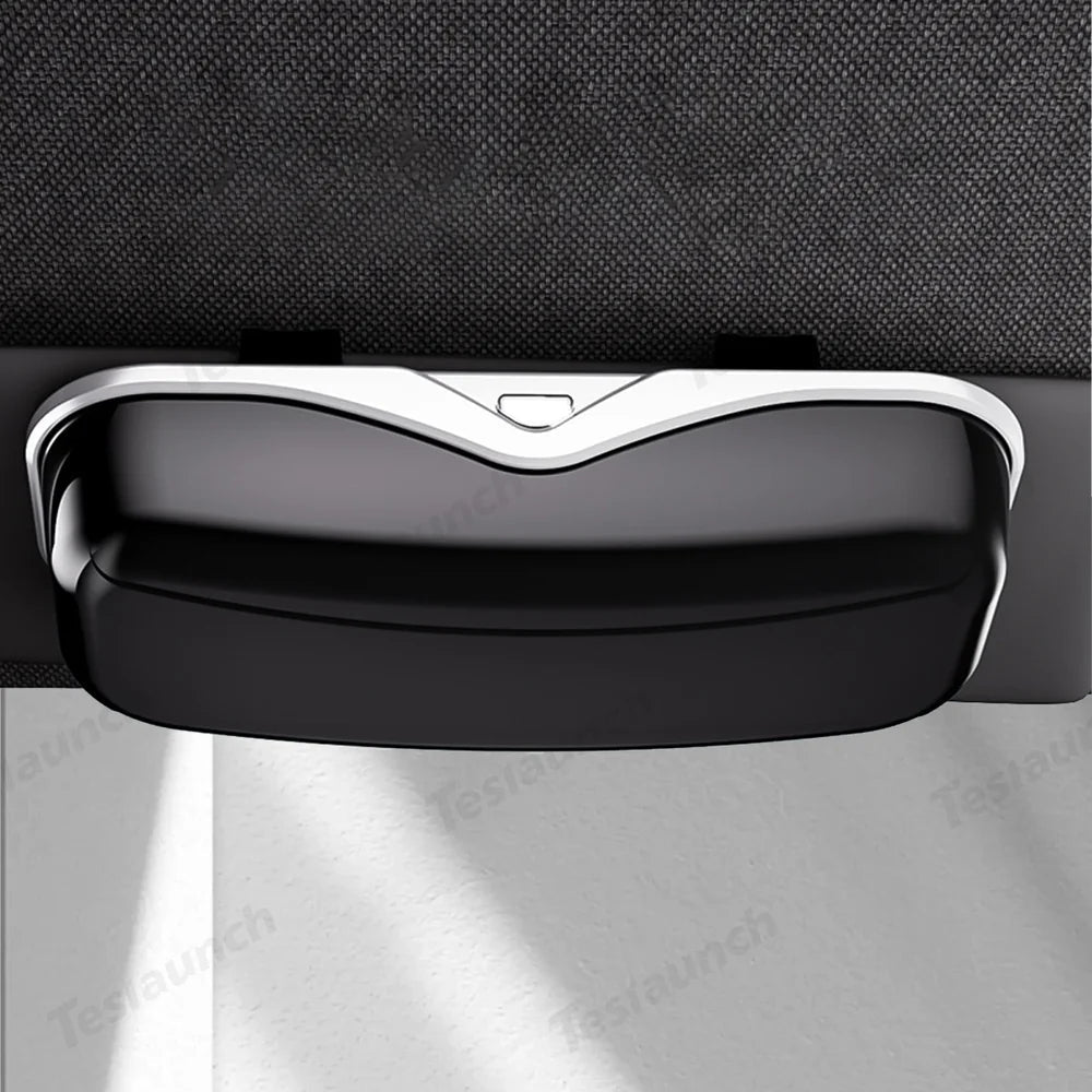 Car Sun Visor Glasses Storage Box – Universal Fit for All Cars - T-Launch