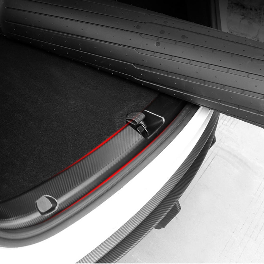 Carbon Fiber Color Door Sill Protector + Trunk Sill Protector for Tesla Model Y 2021-2024 - T-Launch