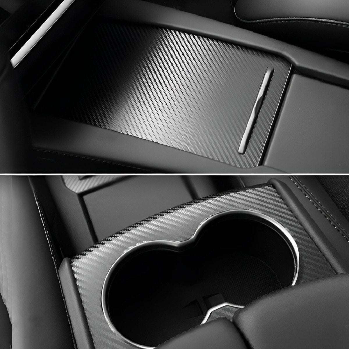 Carbon Fiber Interior Wrap Kit Sticker for Tesla Model X (2015-2020) - T-Launch