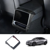 Carbon Fiber Rear AC Vent Cover (Carbon Fiber Pattern ABS) for Tesla Model Y Juniper 2025+ - T-Launch