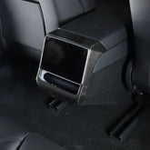 Carbon Fiber Rear AC Vent Cover (Carbon Fiber Pattern ABS) for Tesla Model Y Juniper 2025+ - T-Launch