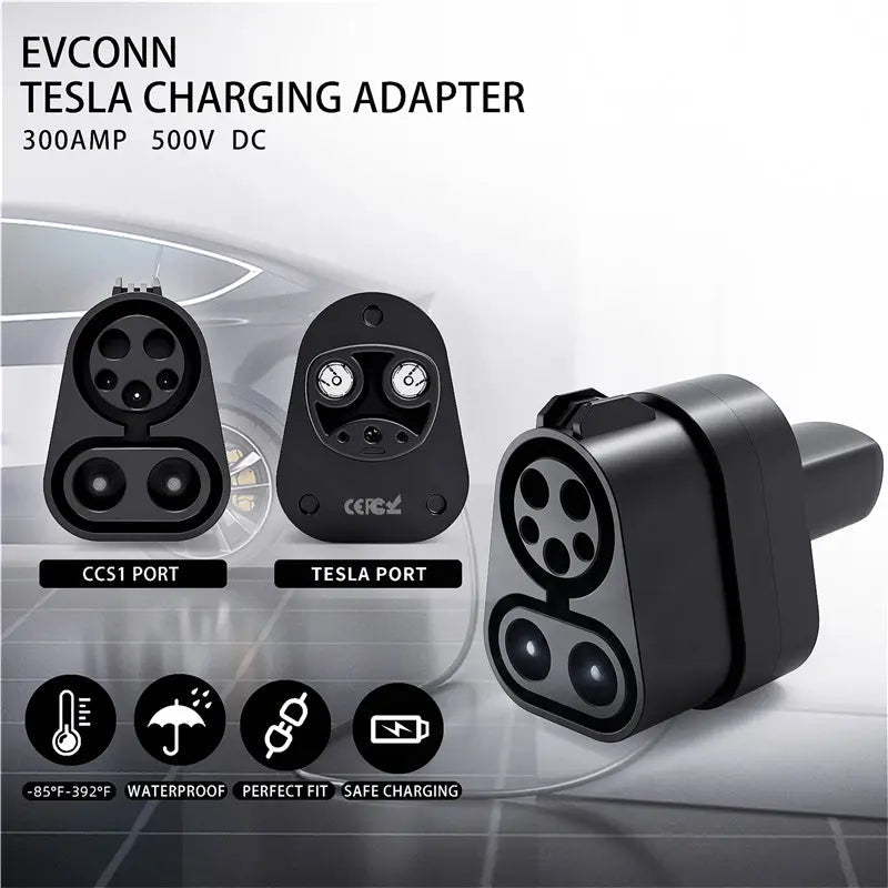 CCS1 to Tesla Fast Charging Adapter for Tesla Model 3/Y/S/X - T-Launch