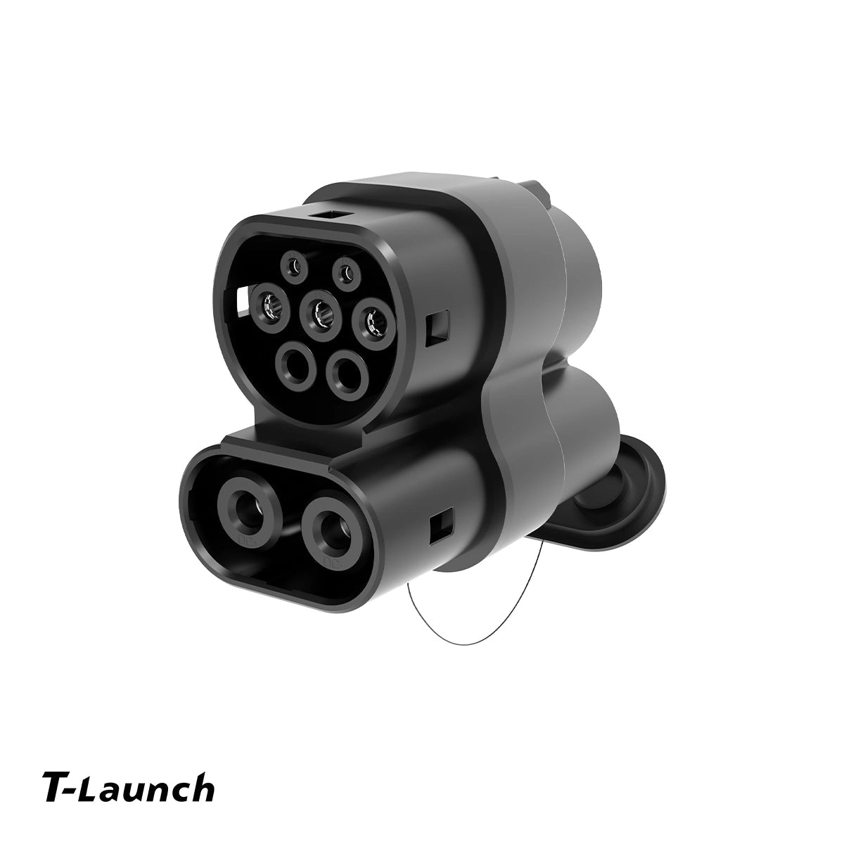 CCS1/Type 1 to CCS2/Type 2 Adapter EV Fast Charging Adapter (AC+DC) - T-Launch