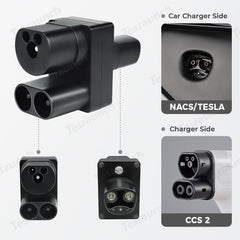 CCS2 to Tesla/NACS EV Charging Adapter for Model 3/Y/S/X - T-Launch