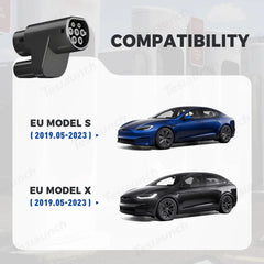CCS2 to Type 2 Adapter for European Tesla Model S/X (Not compatible with non-Tesla vehicles) - T-Launch