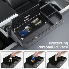 Center Console Behind Screen Storage Box for Cybertruck - T-Launch
