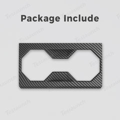 Center Console Cup Holder Frame Trim Cover Panel for Cybertruck - T-Launch