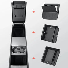 Center Console Organizer and Armrest Box for Tesla 2024+ Model 3 Highland - T-Launch