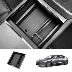 Center Console Organizer and Armrest Box for Tesla 2024+ Model 3 Highland - T-Launch