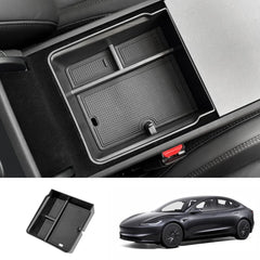 Center Console Organizer and Armrest Box for Tesla Model 3 Highland Standard 2025+ - T-Launch