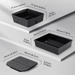 Center Console Organizer and Armrest Box for Tesla Model 3 Highland Standard 2025+ - T-Launch