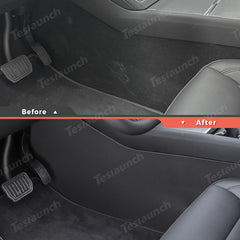 Center Console Side Anti-Kick Mats for Tesla Model Y Juniper 2025+ - T-Launch