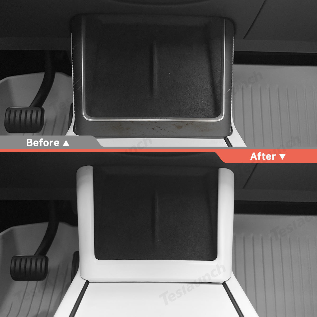 Center Console Wireless Charging Trim (ABS) for Tesla Model Y Juniper 2025+ - T-Launch