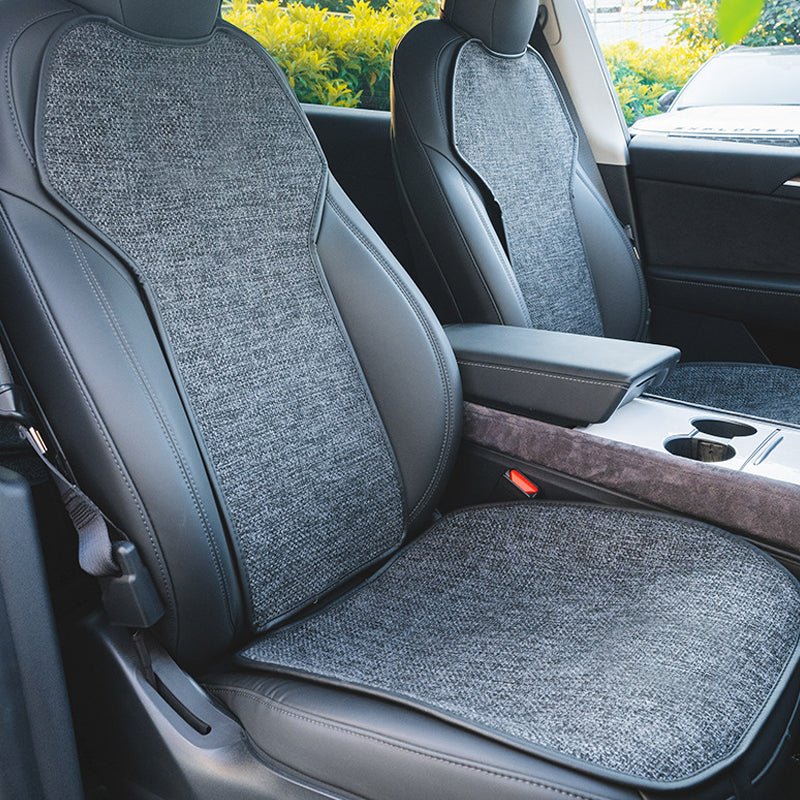 Comfortable and Breathable Cotton and Linen Cushion for Tesla Model 3 and Model Y - T-Launch