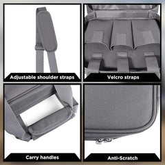 Compact Travel Case for Starlink Mini – Fits Dish & Accessories - T-Launch