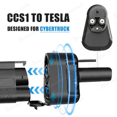 Cybertruck CCS1 x J1772 to Tesla(NACS) Fast Charging Adapter for Tesla Model 3/Y/S/X/Cybertruck - T-Launch