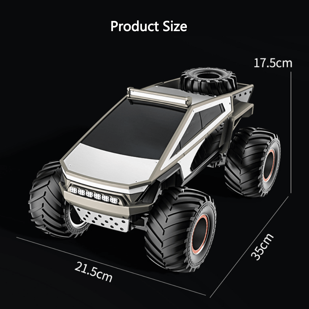 Cybertruck Pickup Truck 1:14 Scale Alloy Remote Control Car - T-Launch