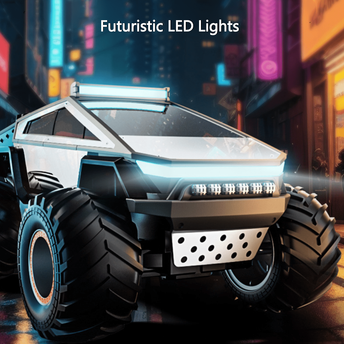 Cybertruck Pickup Truck 1:14 Scale Alloy Remote Control Car - T-Launch