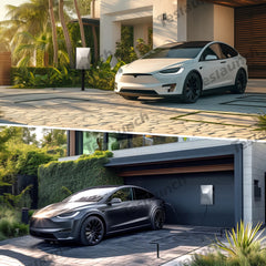 Cybervault 충전 케이스 Tesla Model 3/와/엑스/S - 사이버트럭 스타일 방수 잠금 충전기 정리함