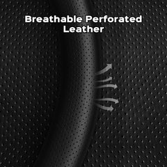 D-Shaped Carbon Pattern Leather Steering Wheel Cover for Tesla Model Y Juniper 2025+ - T-Launch