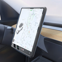 กรอบซิลิโคนกันรอยหน้าจอตรงกลางสำหรับ Tesla Model 3 ไฮแลนด์ 2024+