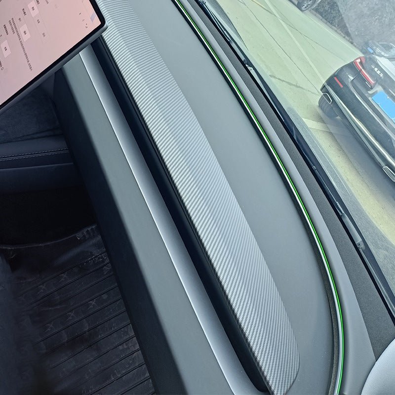 Dashboard Cap Cover (Carbon Fiber Pattern ABS) for Tesla Model 3 Highland Standard 2025+ - T-Launch
