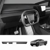 Dashboard Cover (Carbon Fiber Pattern ABS) for Cybertruck (2 PCS) - T-Launch