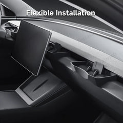 Dashboard Organizer Tray & Multi-Use Holder for Tesla Model 3 Highland Standard 2025+ - T-Launch