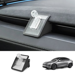 Dashboard Phone Holder with Solar Auto Clamp for Tesla Model Y Juniper 2025+ - T-Launch