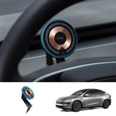 Dashboard Steering Wheel Phone Holder Magnetic Magsafe Wireless Charging Phone Holder For Tesla Model 3 / Y (2017-2025) - T-Launch