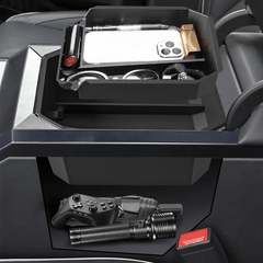 Double Layer Center Console Organizer Armrest Storage Box for Cybertruck - T-Launch