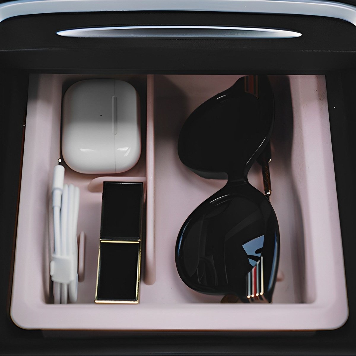 Double-layer Organizer - Sliding Center Console Tray for Tesla Model 3/Y (2021-2023) - T-Launch