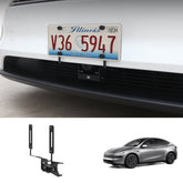 Drill-free Anti-theft US Standard License Plate Frame for Tesla Model Y Juniper 2025+ - T-Launch